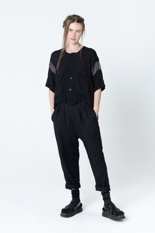 Glaze Trackie Linen | Black