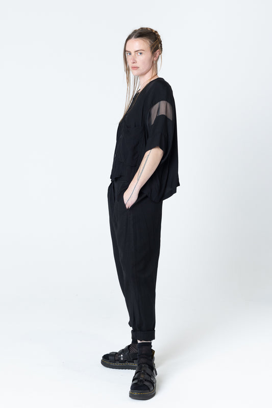 Glaze Trackie Linen | Black