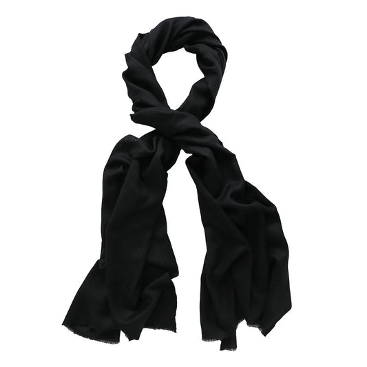 Good & Co | Black | Plain Wool Scarf | Palm Boutique