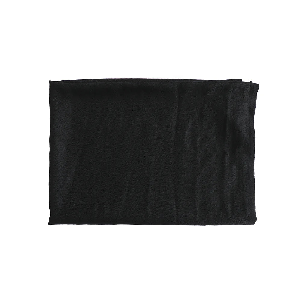 Good & Co | Black | Plain Wool Scarf | Palm Boutique