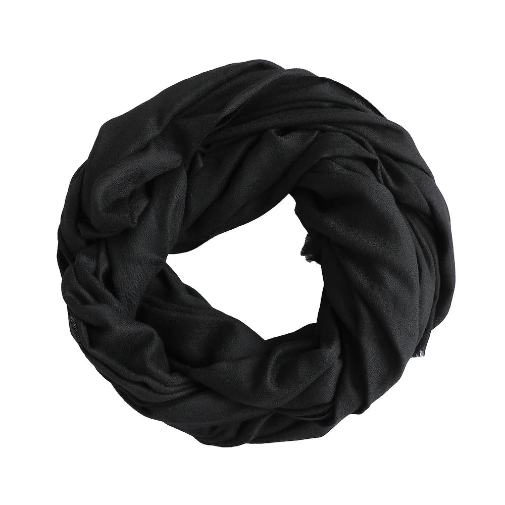 Good & Co | Black | Plain Wool Scarf | Palm Boutique