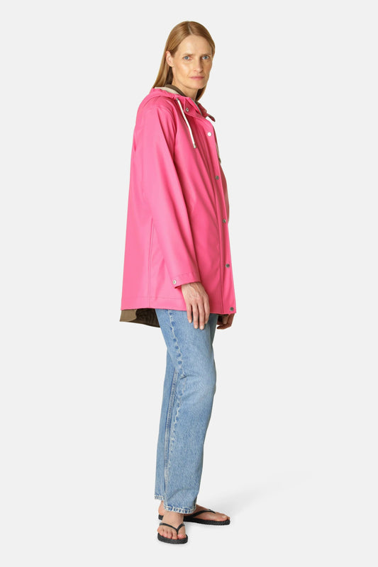 Ilse Jacobsen | Rain Jacket | Magenta | Palm Boutique