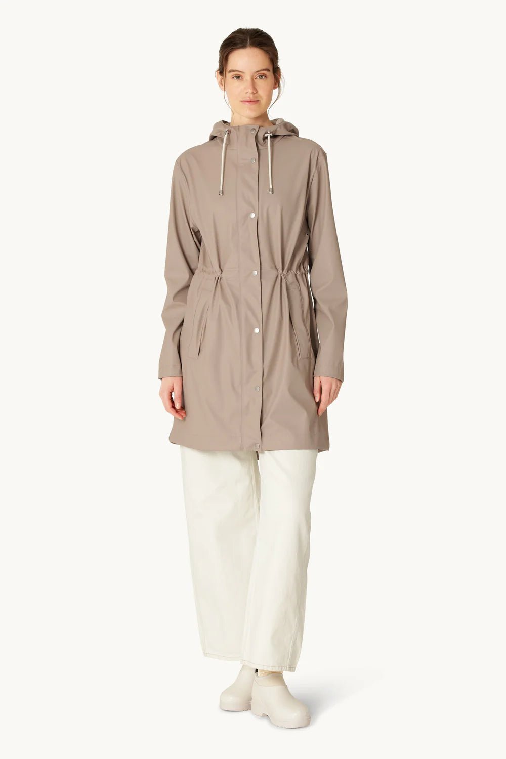 Ilse Jacobsen | RAIN230FR Long Parka Rain Jacket | Atmosphere | Palm Boutique