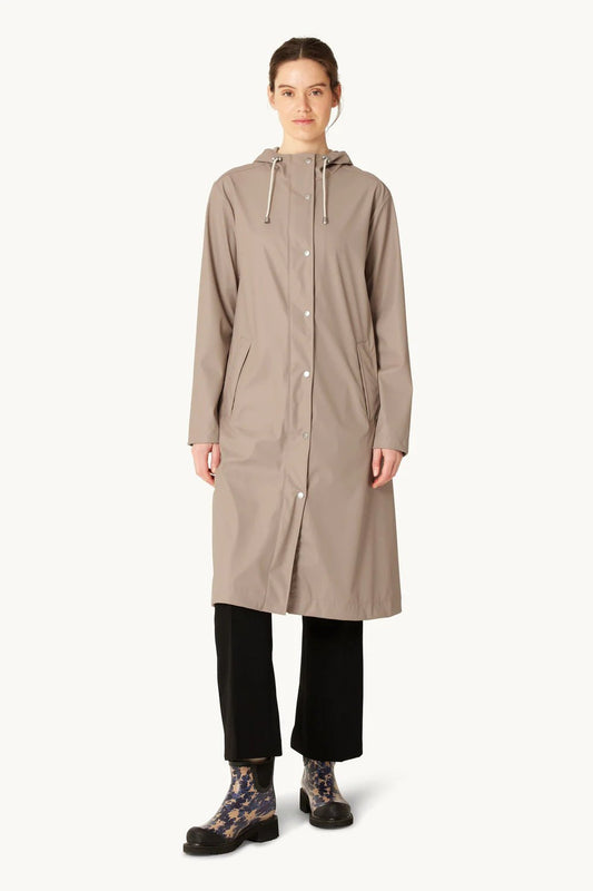 Ilse Jacobsen | RAIN232FR Long Rain Jacket | Atmosphere | Palm Boutique