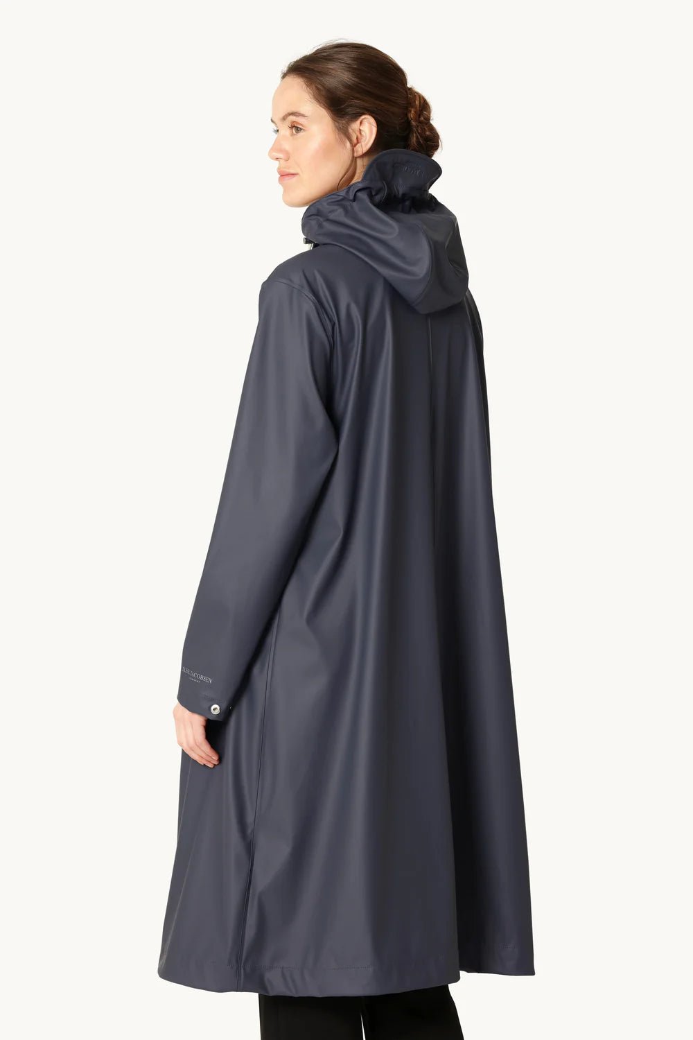 Ilse Jacobsen | RAIN232FR Long Rain Jacket | Ombre Blue | Palm Boutique