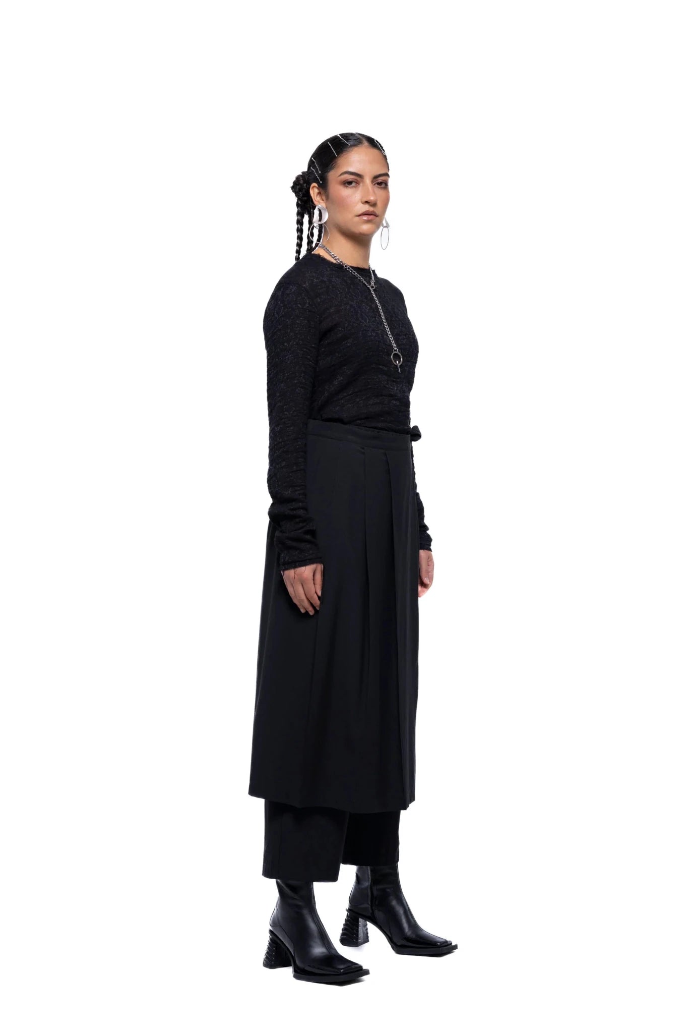 JPALM | Greta Skort Pant | Black | Palm Boutique