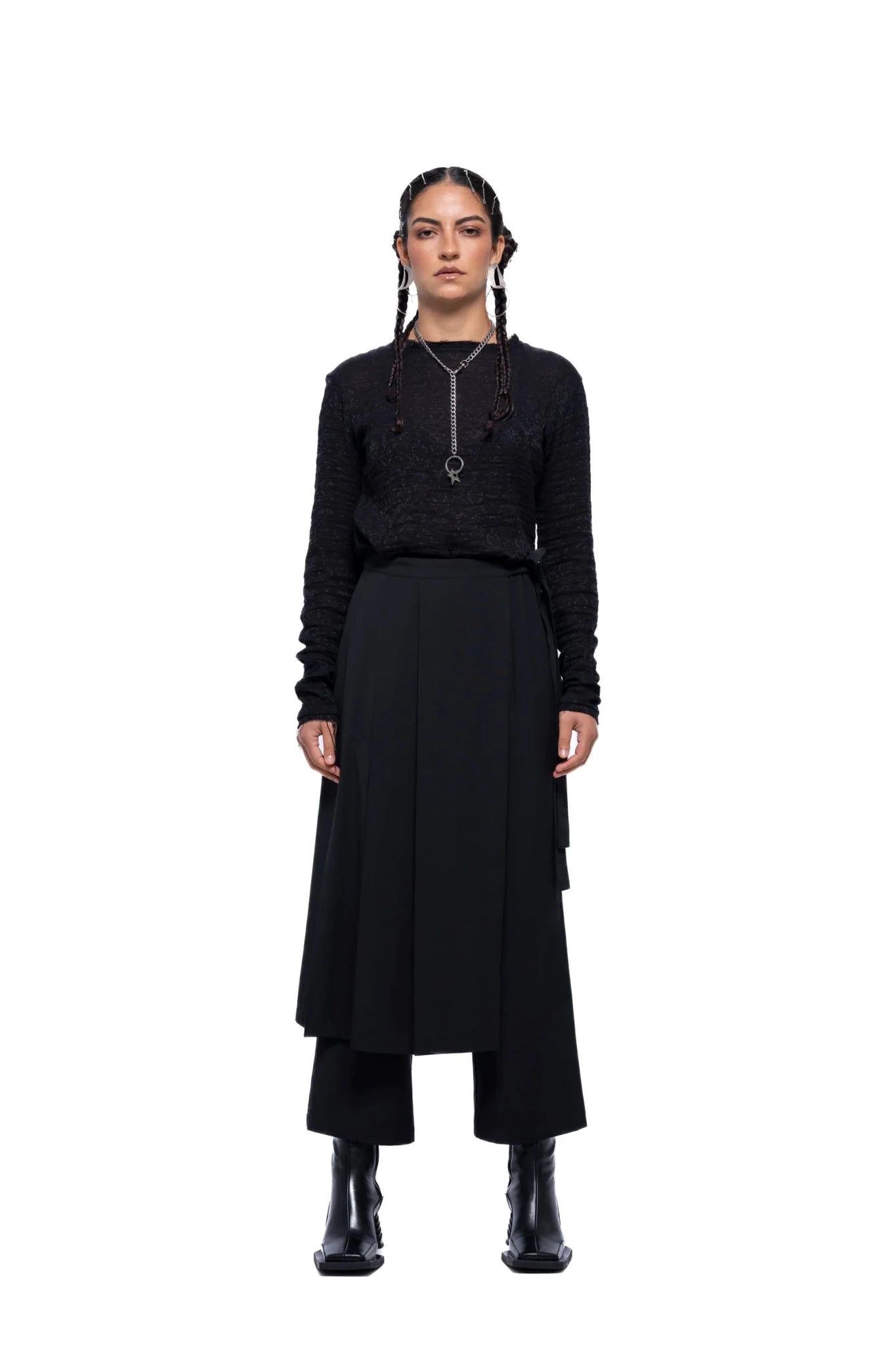 JPALM | Greta Skort Pant | Black | Palm Boutique