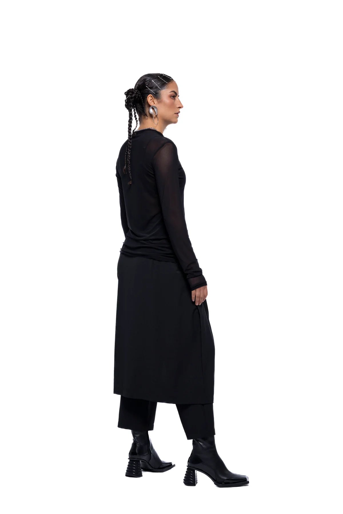 JPALM | Helena Top | Black Mesh | Palm Boutique