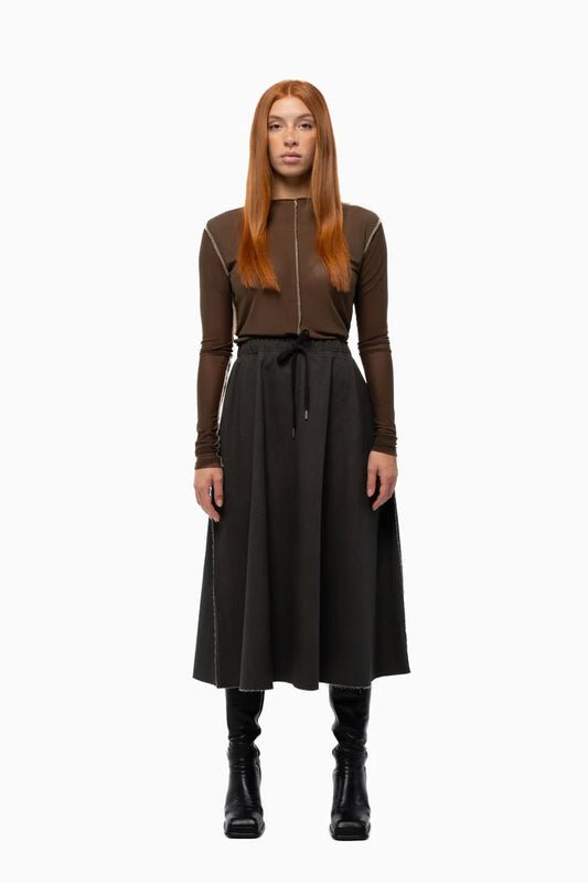 JPALM | Service Skirt | Walnut | Palm Boutique