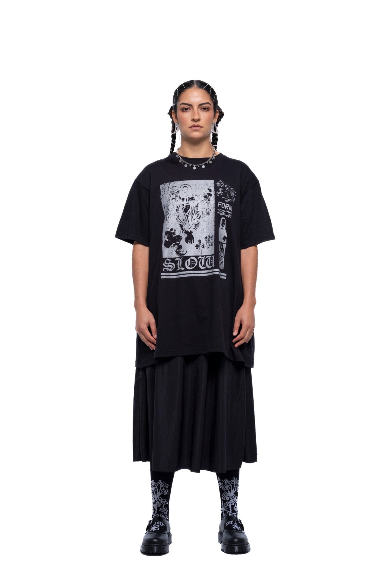 JPALM | Slow Form T-shirt | Black | Palm Boutique