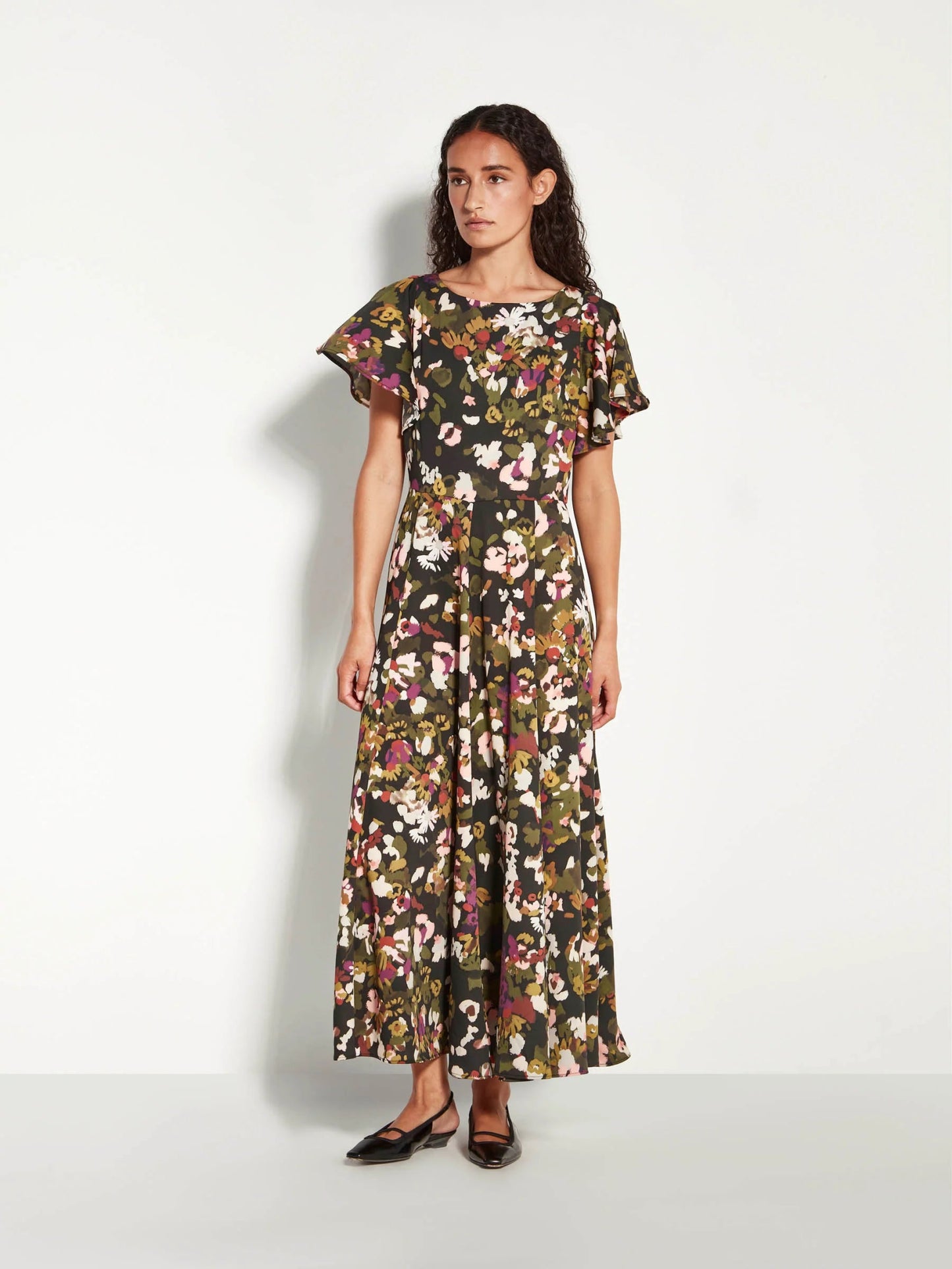 Juliette Hogan | Boston Dress (Buttercup Floral Crepe) | Happy Hour | Palm Boutique
