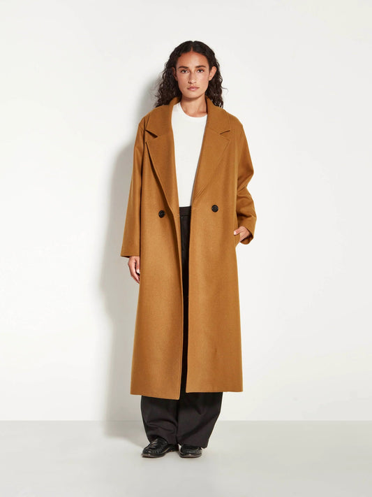 Juliette Hogan | Cassia Coat | (Wool Melton) Ochre | Palm Boutique