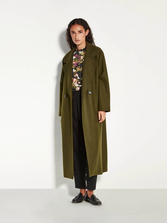 Juliette Hogan | Cassia Coat | (Wool Melton) Reed | Palm Boutique