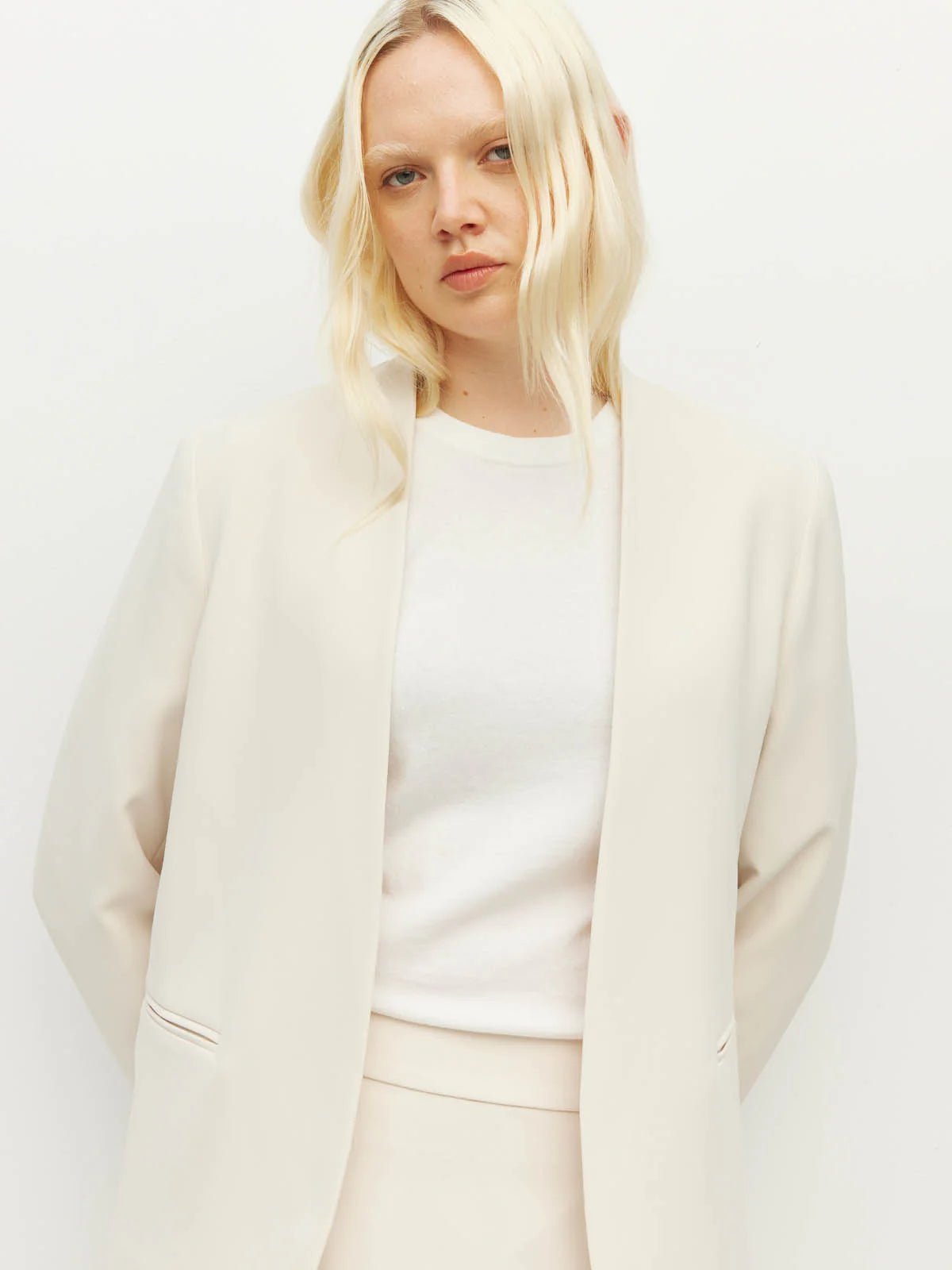 Juliette Hogan | Chicago Blazer | Milk Foundation Suiting | Palm Boutique