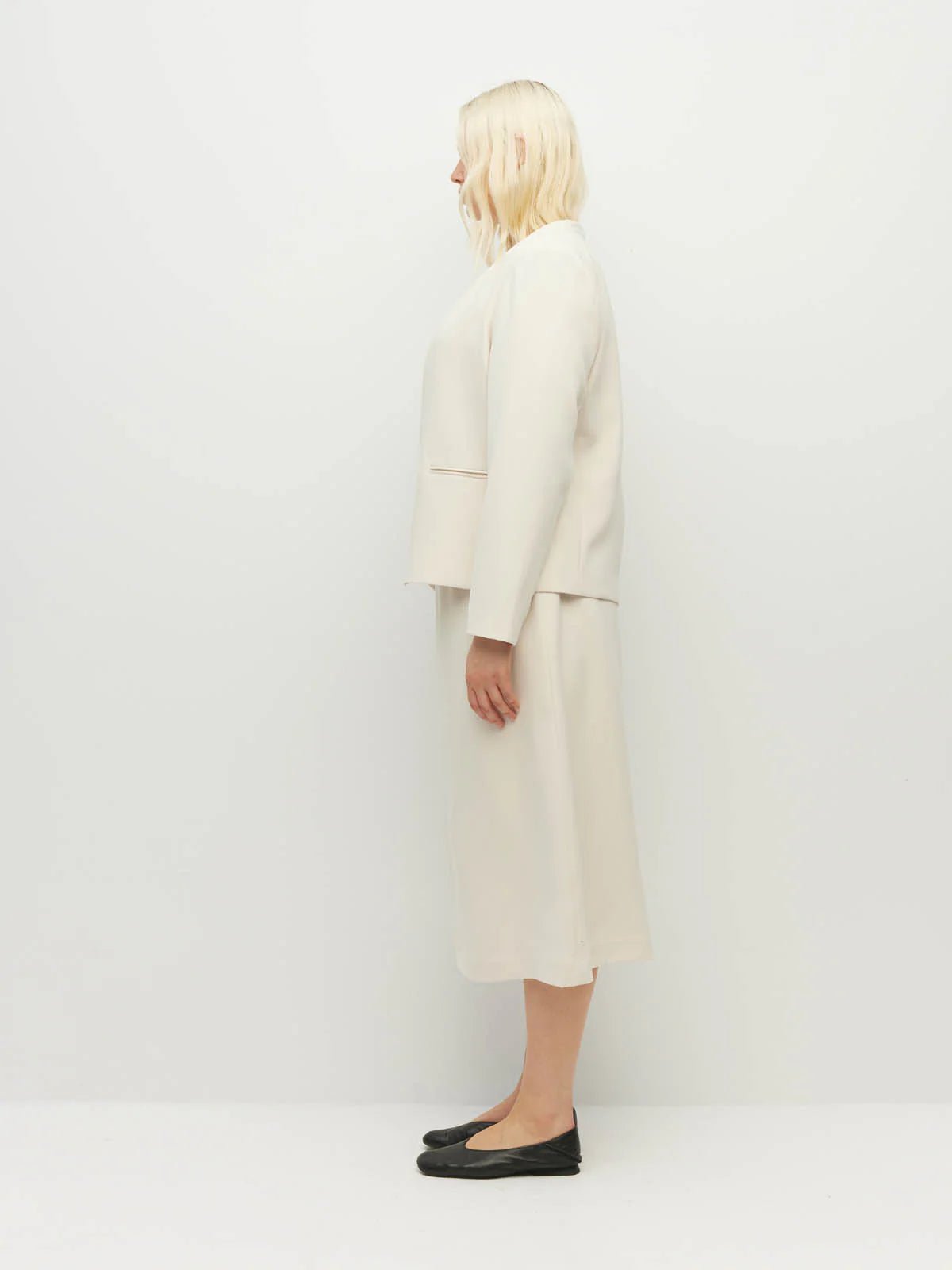Juliette Hogan | Chicago Blazer | Milk Foundation Suiting | Palm Boutique