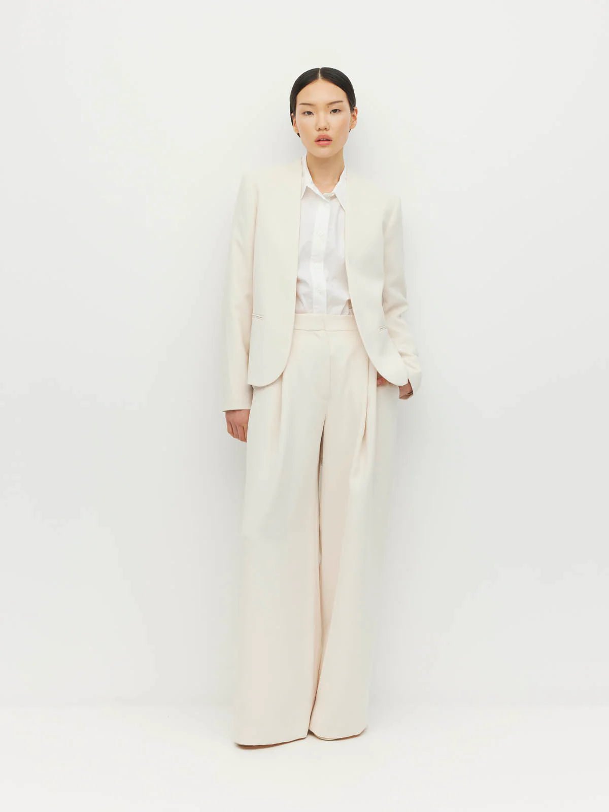 Juliette Hogan | Chicago Blazer | Milk Foundation Suiting | Palm Boutique