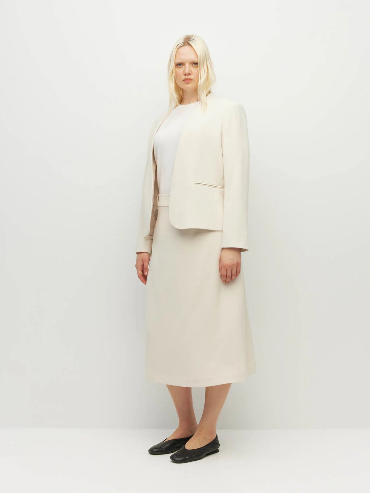 Juliette Hogan | Chicago Blazer | Milk Foundation Suiting | Palm Boutique