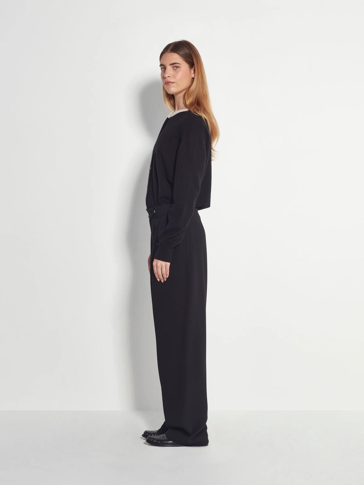 Juliette Hogan | Contrast Twin Cashmere Cardi | Oreo | Palm Boutique