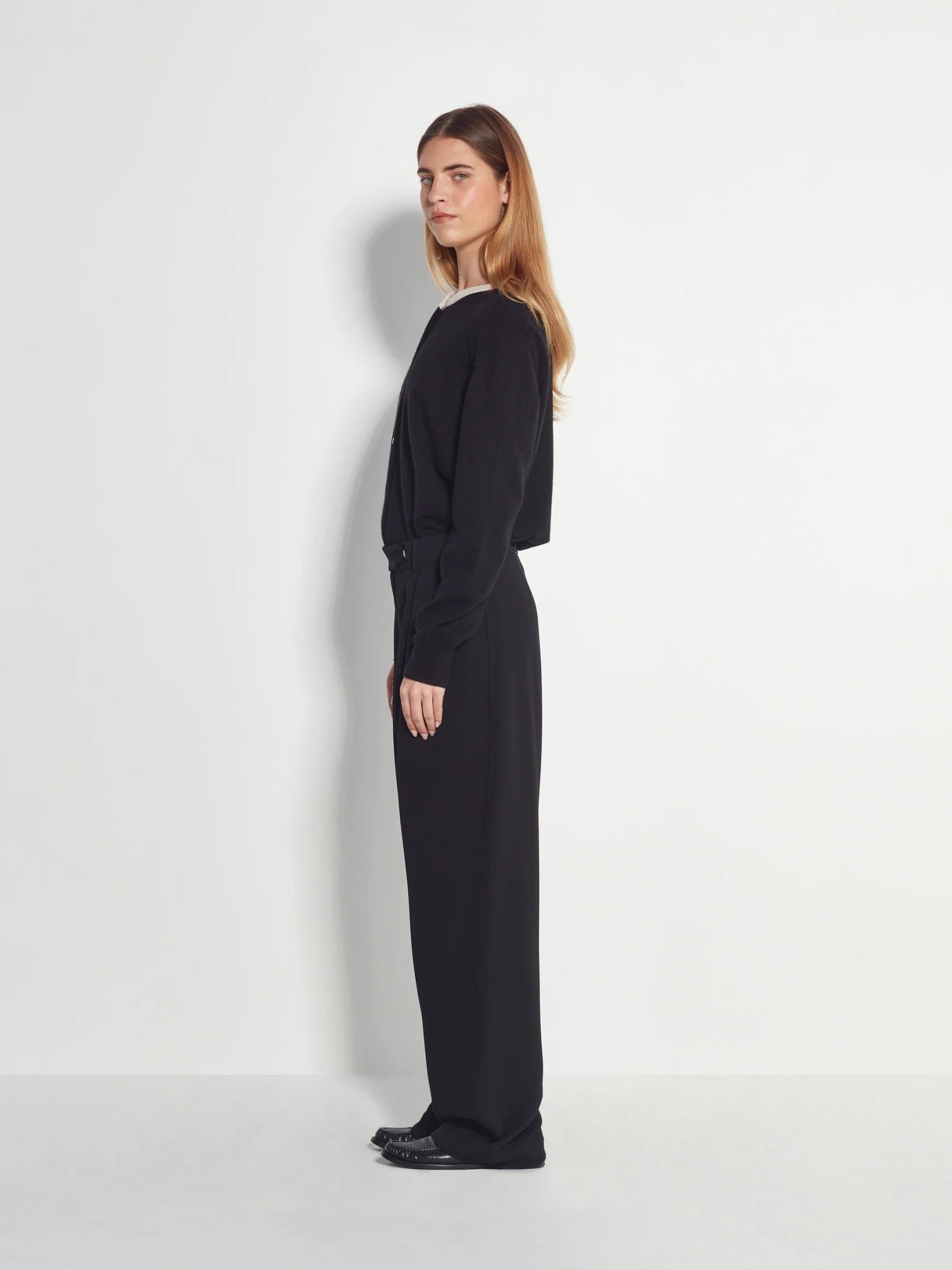 Juliette Hogan | Contrast Twin Cashmere Cardi | Oreo | Palm Boutique