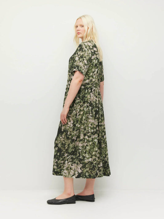 Juliette Hogan | Dima Tunic (Gypsy Flora Crepe) | Seagrass | Palm Boutique