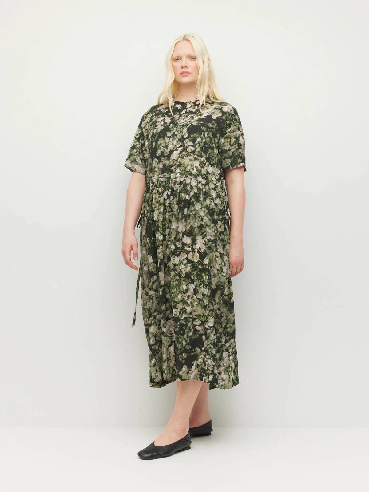 Juliette Hogan | Dima Tunic (Gypsy Flora Crepe) | Seagrass | Palm Boutique