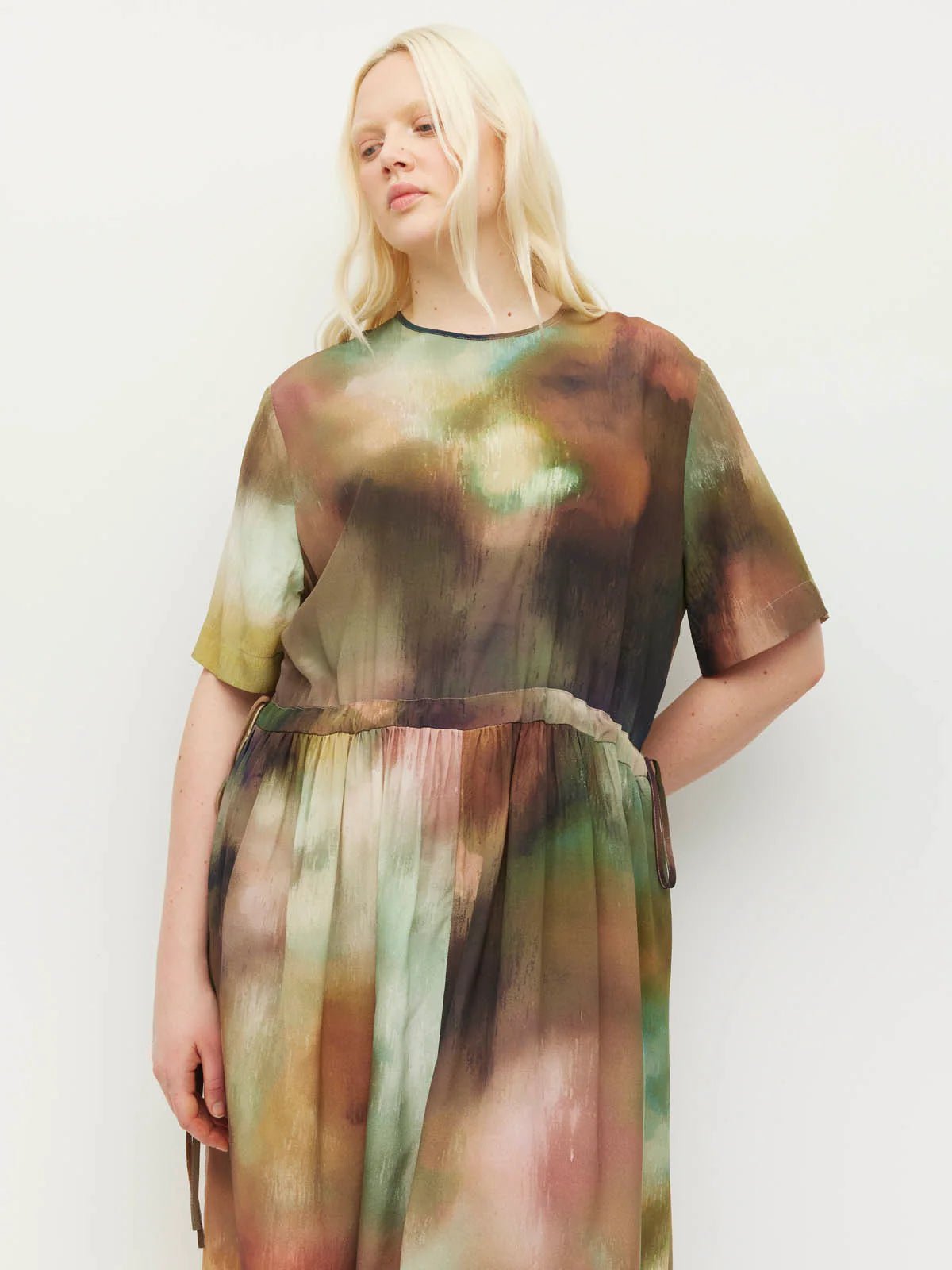 Juliette Hogan | Dima Tunic (Solara Grand Silk CDC) | Golden Hour | Palm Boutique