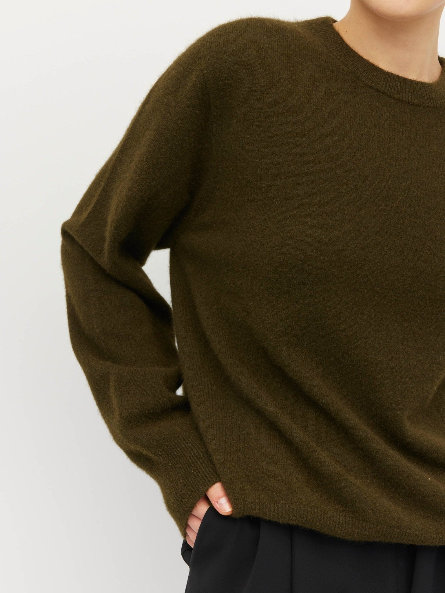 Juliette Hogan | Dion Crew (Perino Knit) | Forest | Palm Boutique