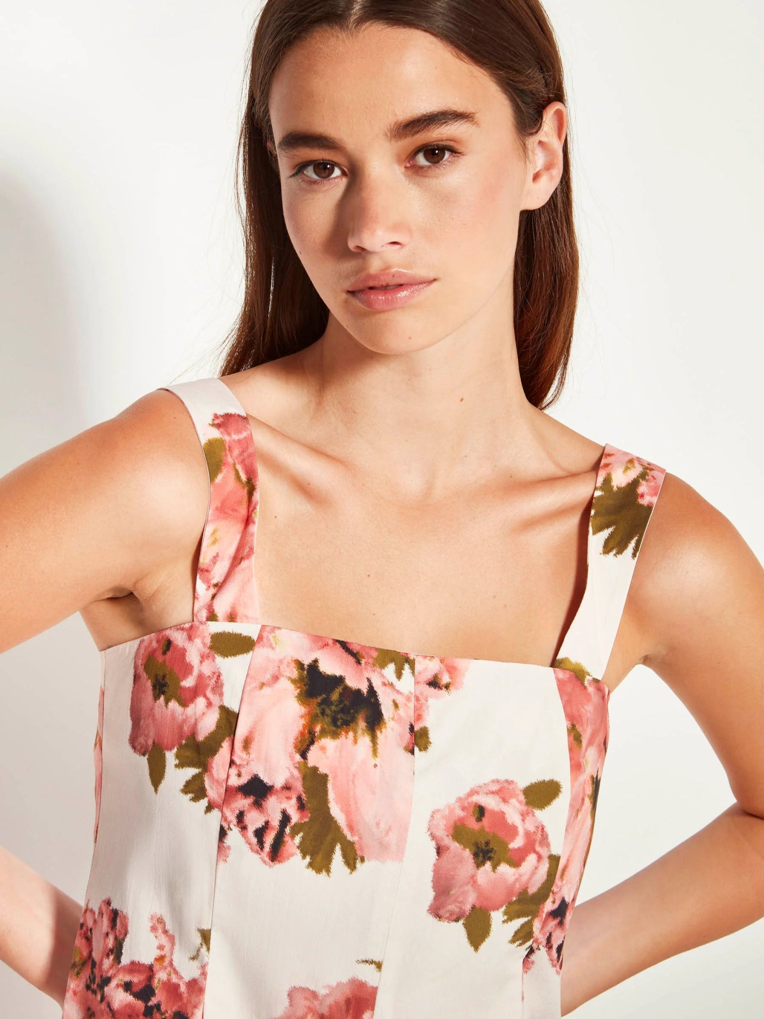 Juliette Hogan | Emile Dress ( Ruffled Tulips Cotton) | Glow | Palm Boutique