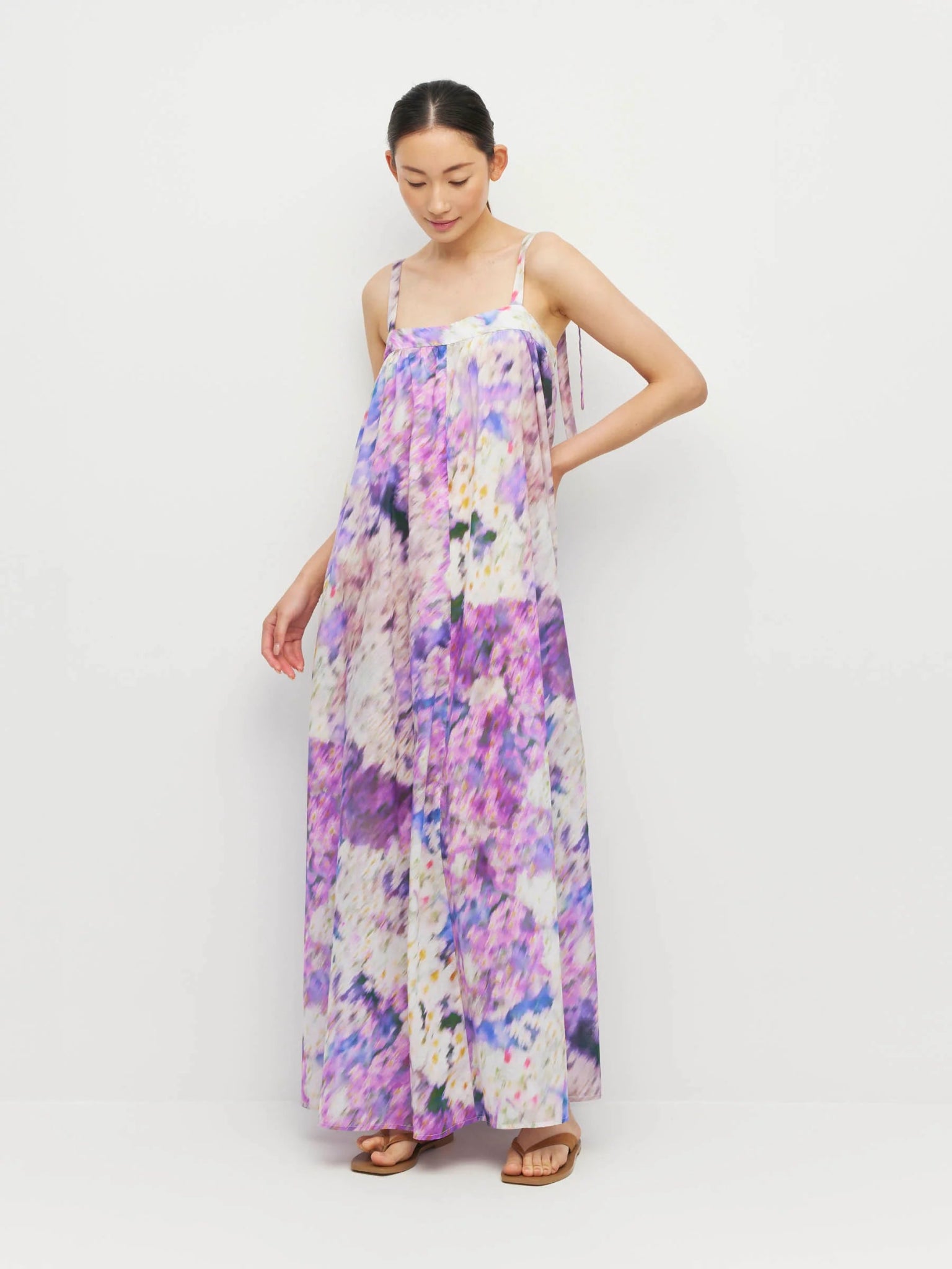 Juliette Hogan | Emmeline Dress (lavender mist cotton) | Aster | Palm Boutique