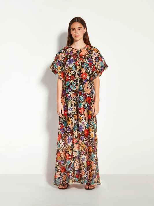 Juliette Hogan | Emmy Dress (Petal Parade Linen Silk) | Ember | Palm Boutique