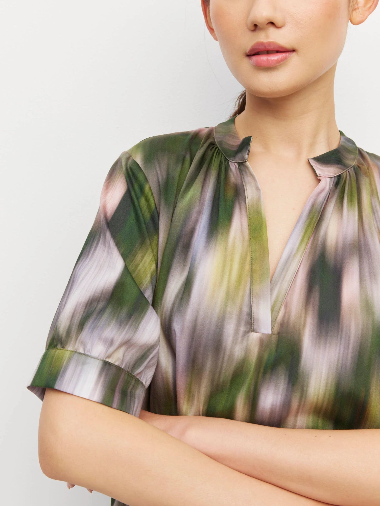 Juliette Hogan | Eternal Tunic | (Hydrangea Haze Cotton) Flurry | Palm Boutique