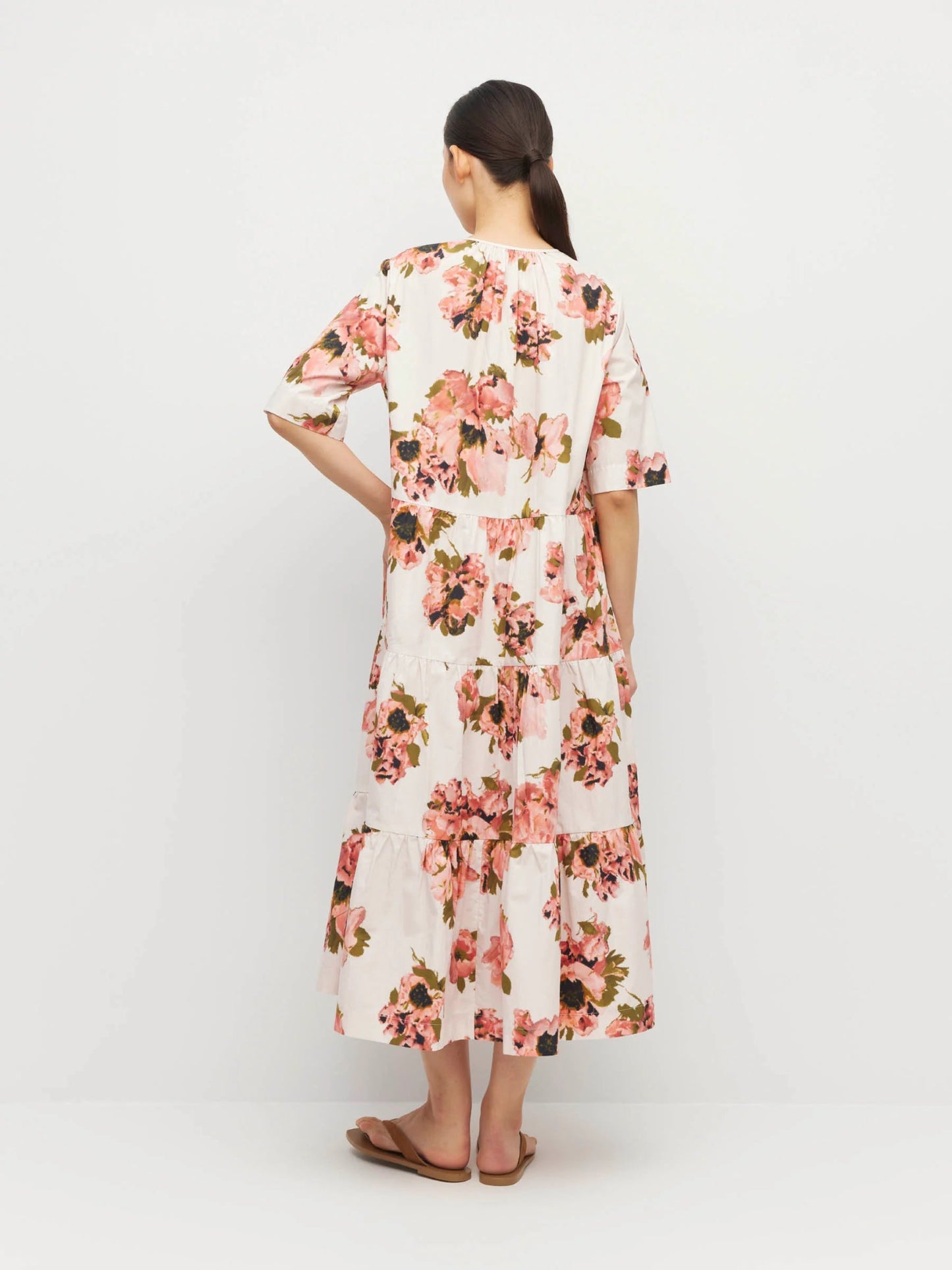 Juliette Hogan | Forever Tunic ( Ruffled Tulips Cotton) | Glow | Palm Boutique