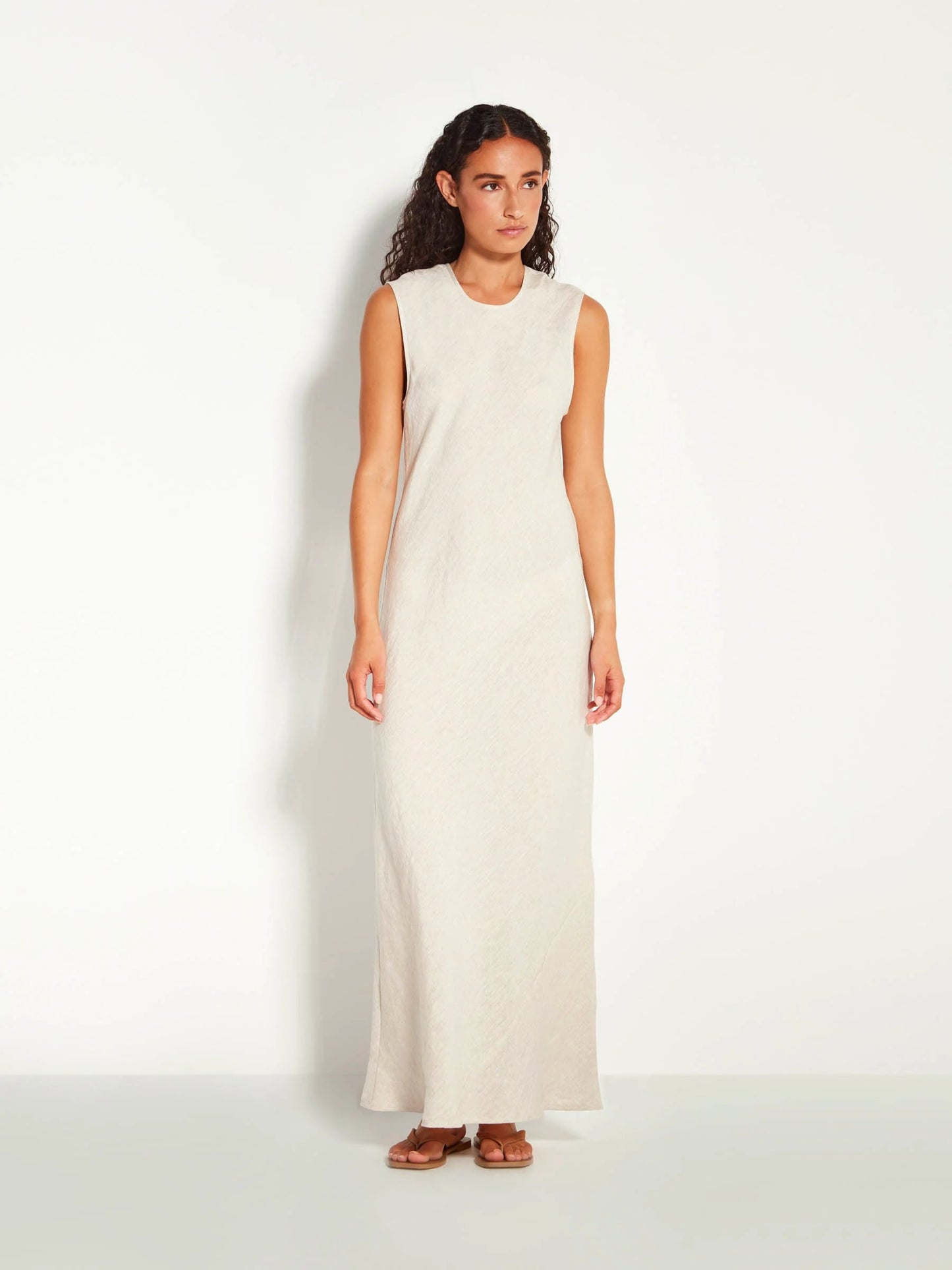 Juliette Hogan | Fran Dress (Vintage Linen) | Natural | Palm Boutique