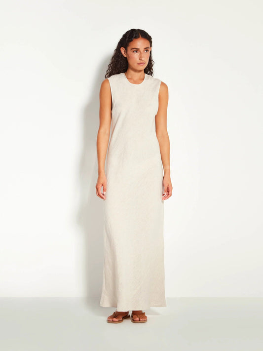 Juliette Hogan | Fran Dress (Vintage Linen) | Natural | Palm Boutique