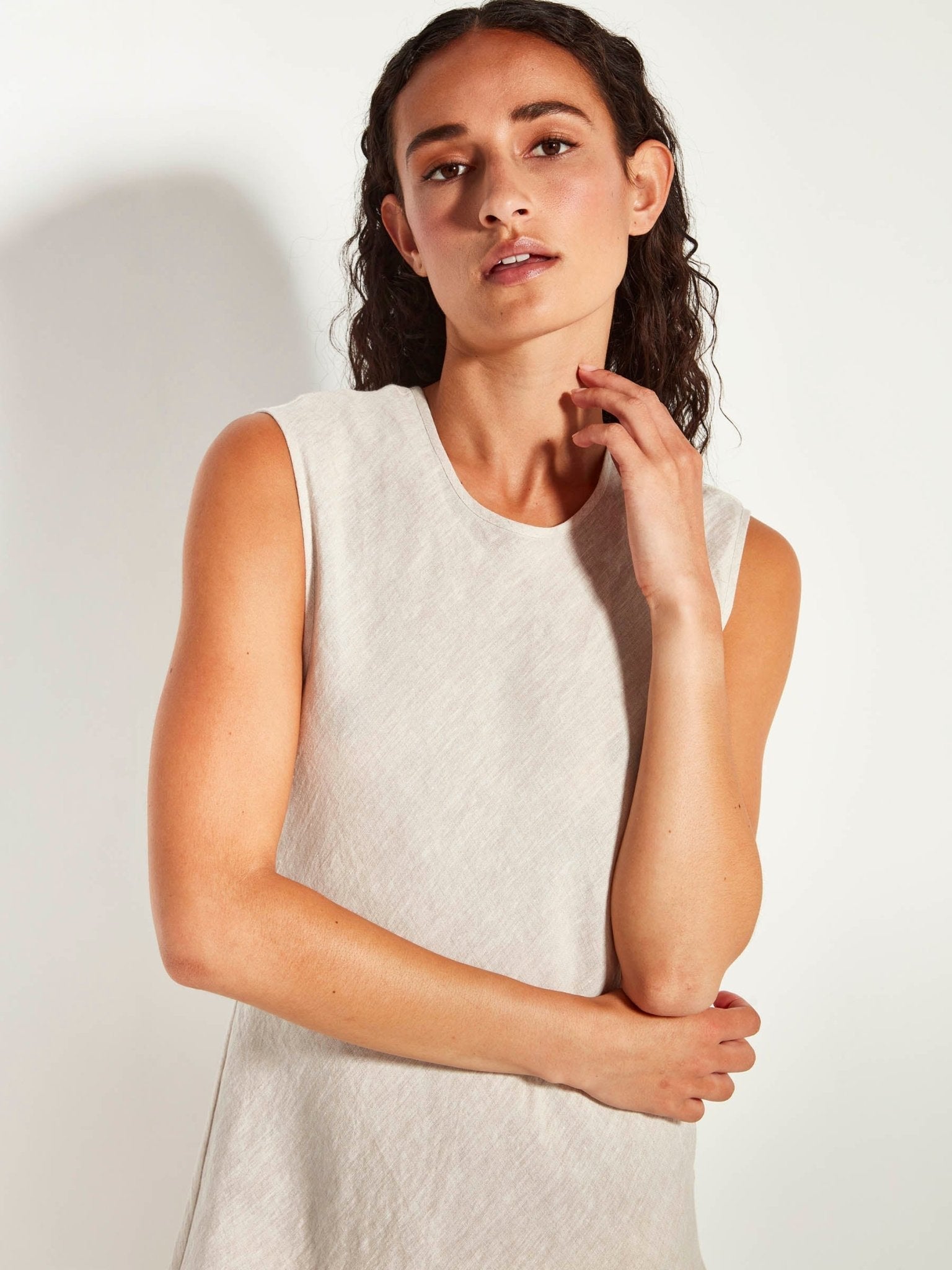 Juliette Hogan | Fran Dress (Vintage Linen) | Natural | Palm Boutique