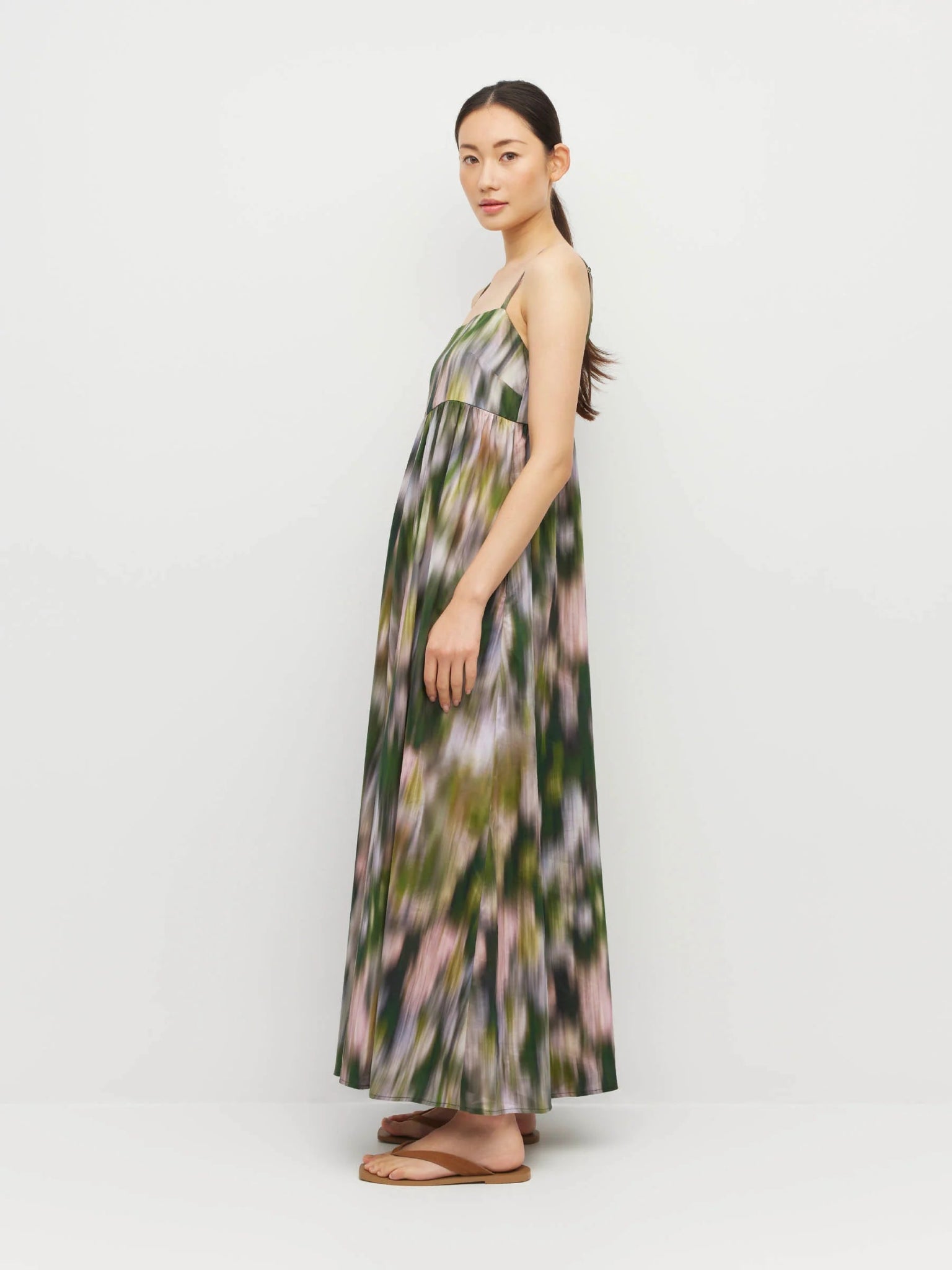 Juliette Hogan | Katy Dress | (Hydrangea Haze Cotton) Flurry | Palm Boutique