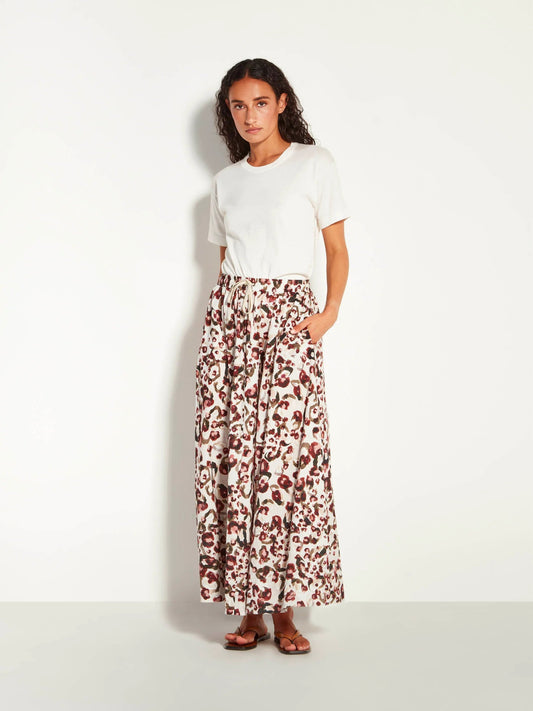 Juliette Hogan | Kev Skirt | (Leo Cotton) Savanna | Palm Boutique