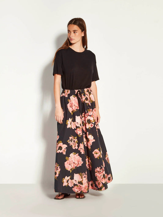 Juliette Hogan | Kev Skirt (Ruffled Tulips Cotton) | Shadow | Palm Boutique