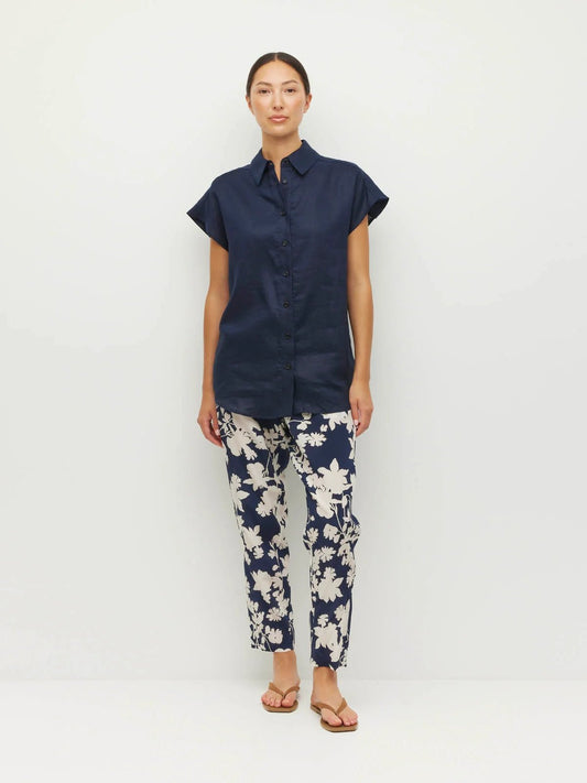 Juliette Hogan | Leonard Pant (Shadow Floral Silk CDC) | Silhoutte | Palm Boutique