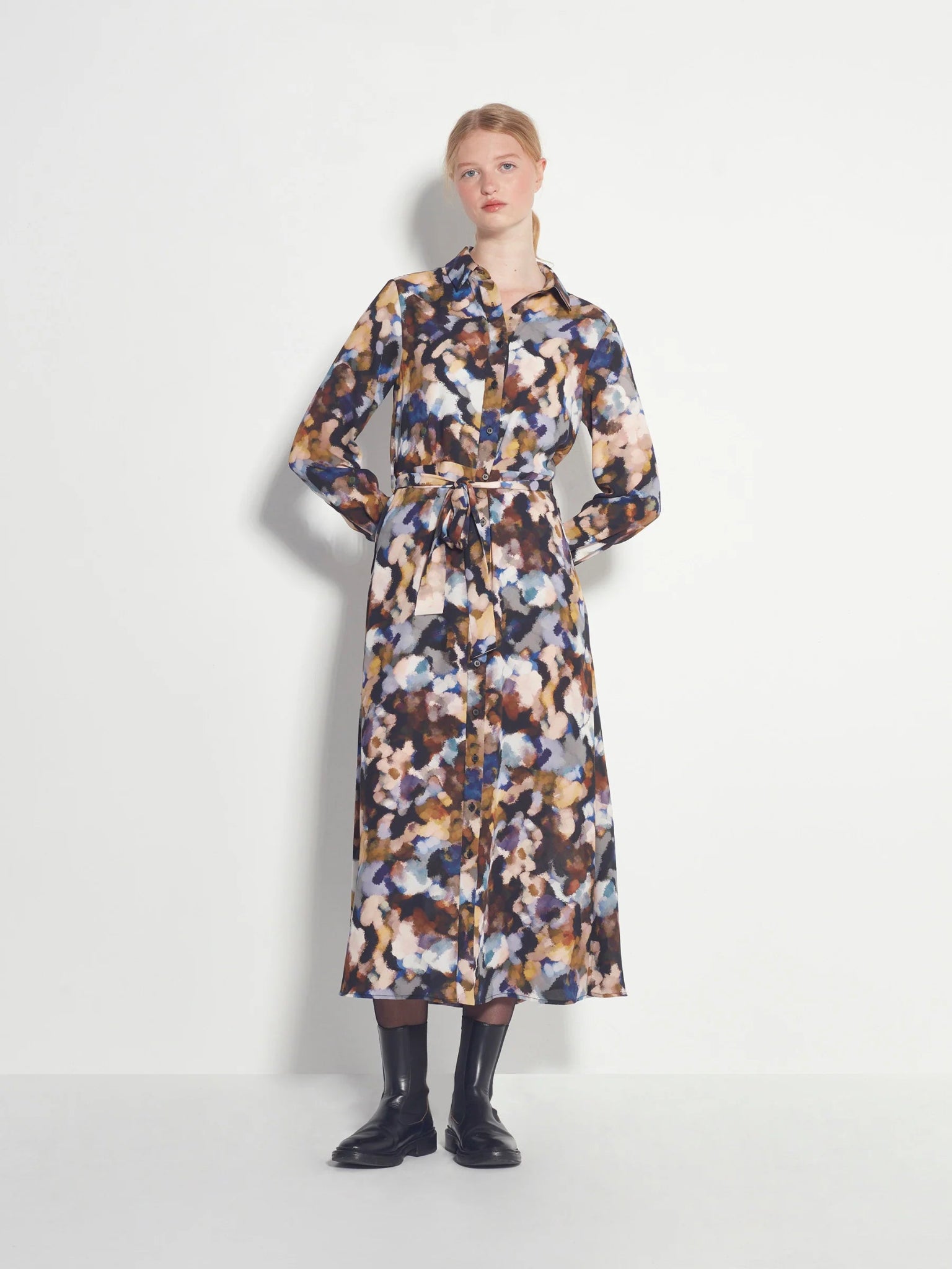 Juliette Hogan | Liz Dress ( Amber Dapple) | Autumn | Palm Boutique