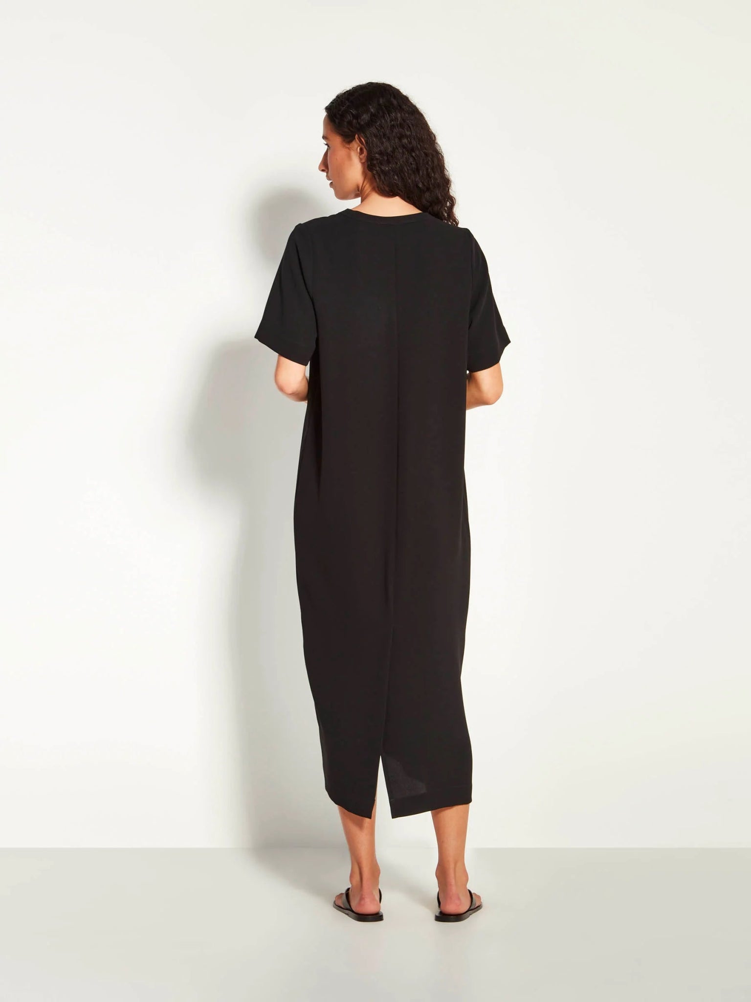 Juliette Hogan | Lynette Dress (Luxe Suiting) | Black | Palm Boutique