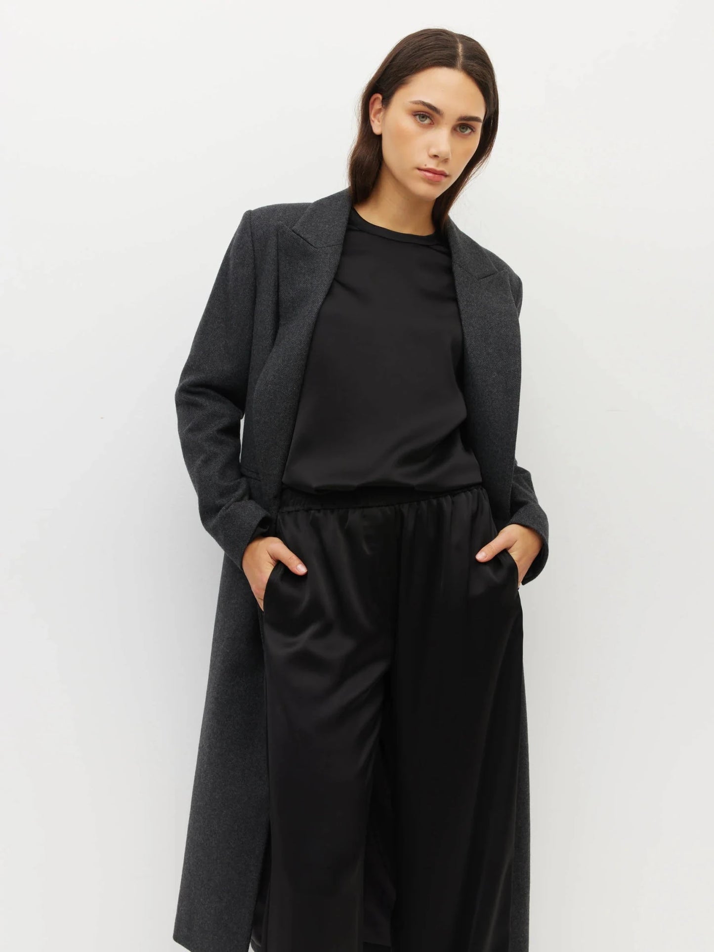 Juliette Hogan | Mantelle Coat | Storm Cloud | Palm Boutique