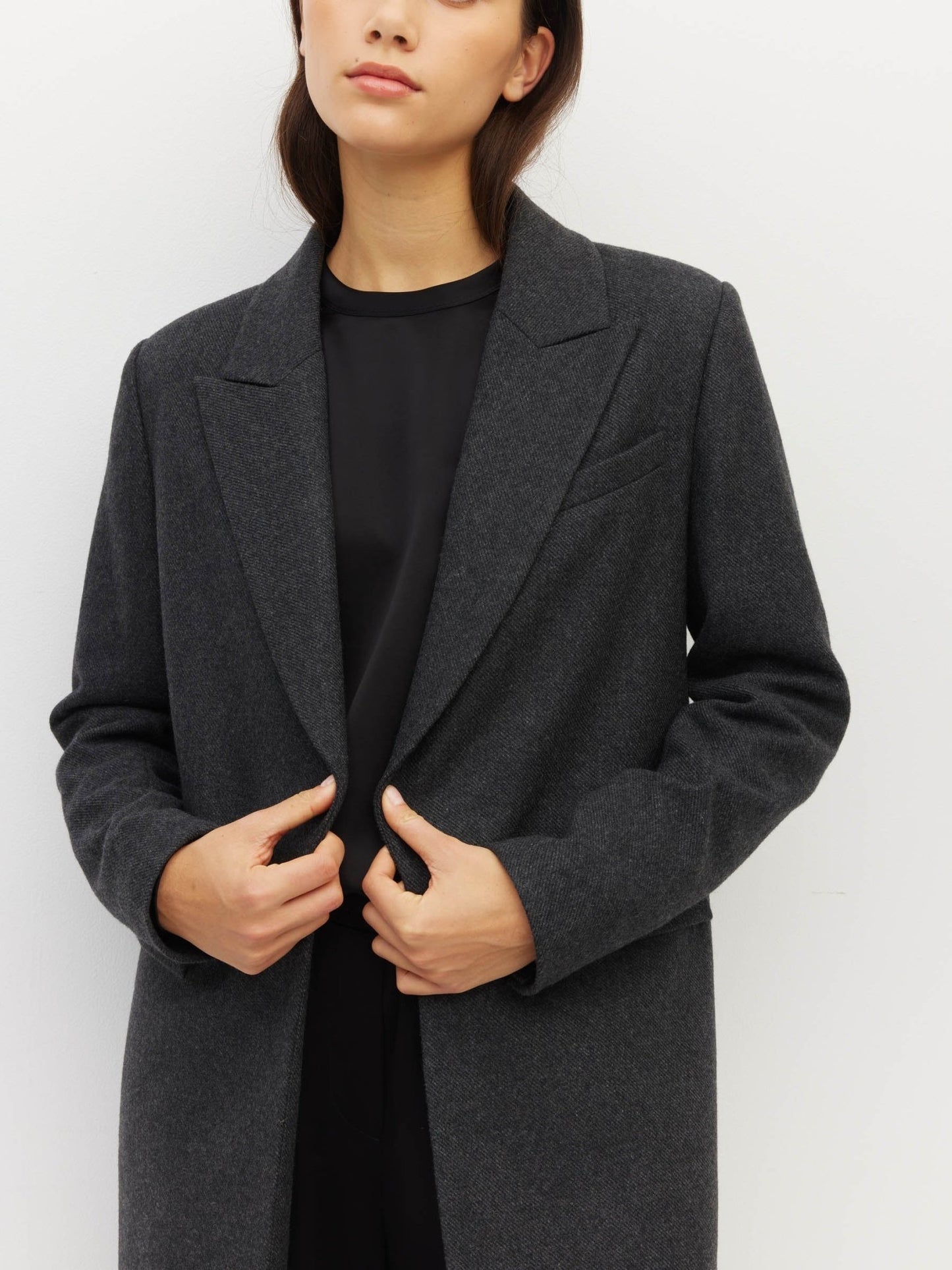 Juliette Hogan | Mantelle Coat | Storm Cloud | Palm Boutique