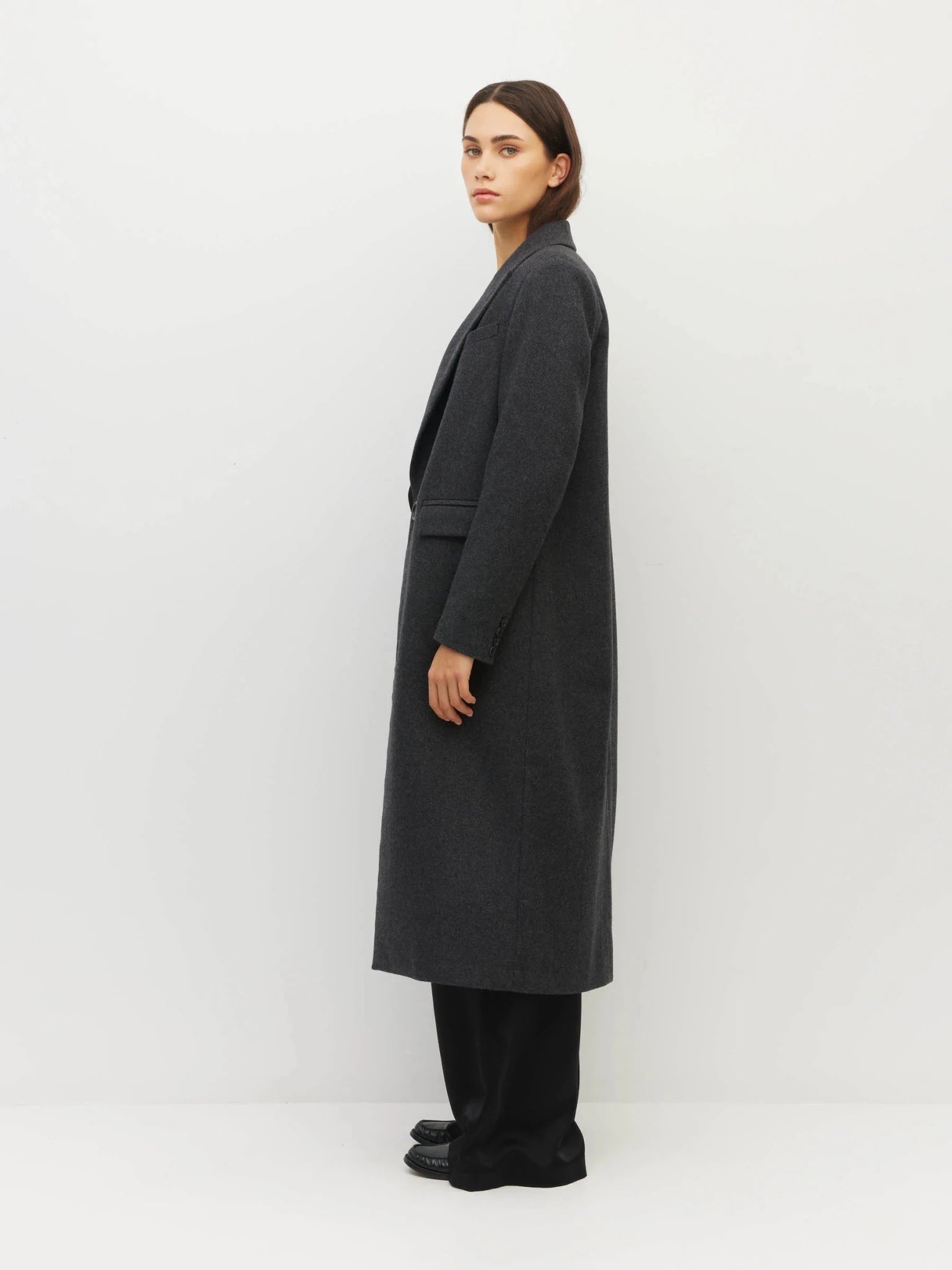 Juliette Hogan | Mantelle Coat | Storm Cloud | Palm Boutique