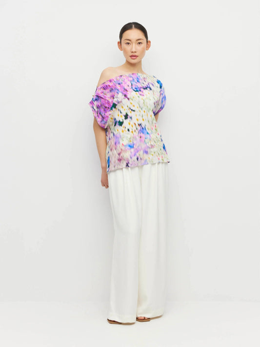 Juliette Hogan | Monaco Top (lavender mist silk CDC) | Aster | Palm Boutique