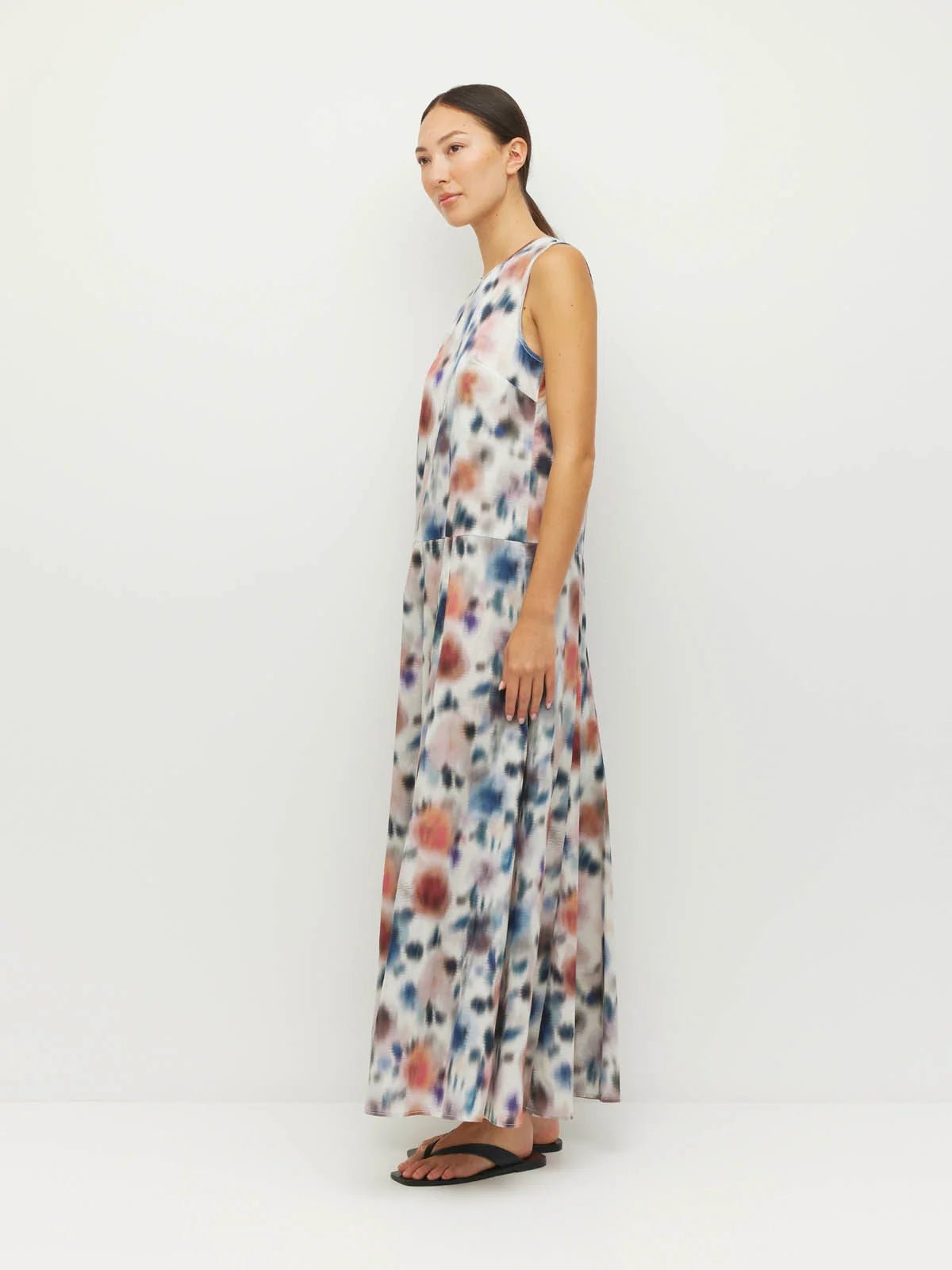 Juliette Hogan | Symi Dress ( Rosette Haze Cotton) Morning Light | Palm Boutique