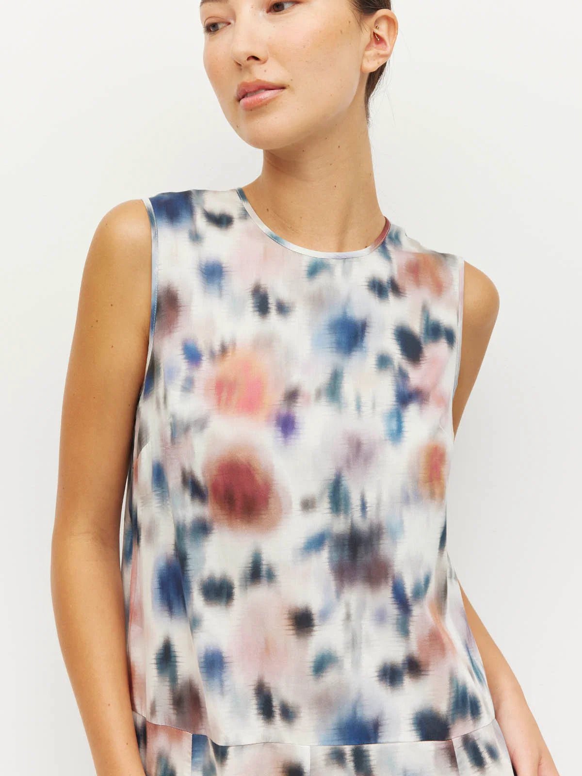 Juliette Hogan | Symi Dress ( Rosette Haze Cotton) Morning Light | Palm Boutique