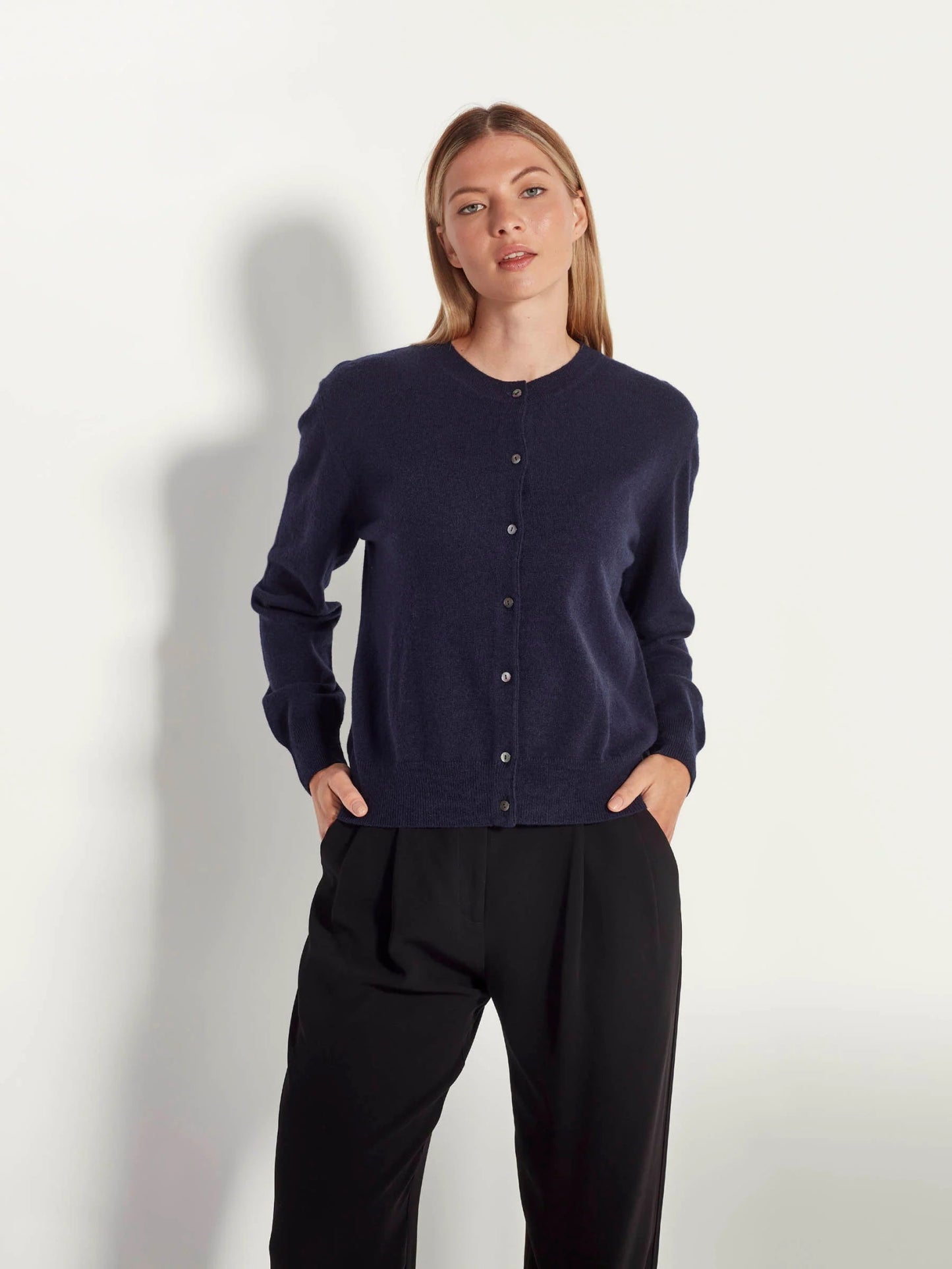 Juliette Hogan | Twin Cardi (Cashmere) | Ink | Palm Boutique