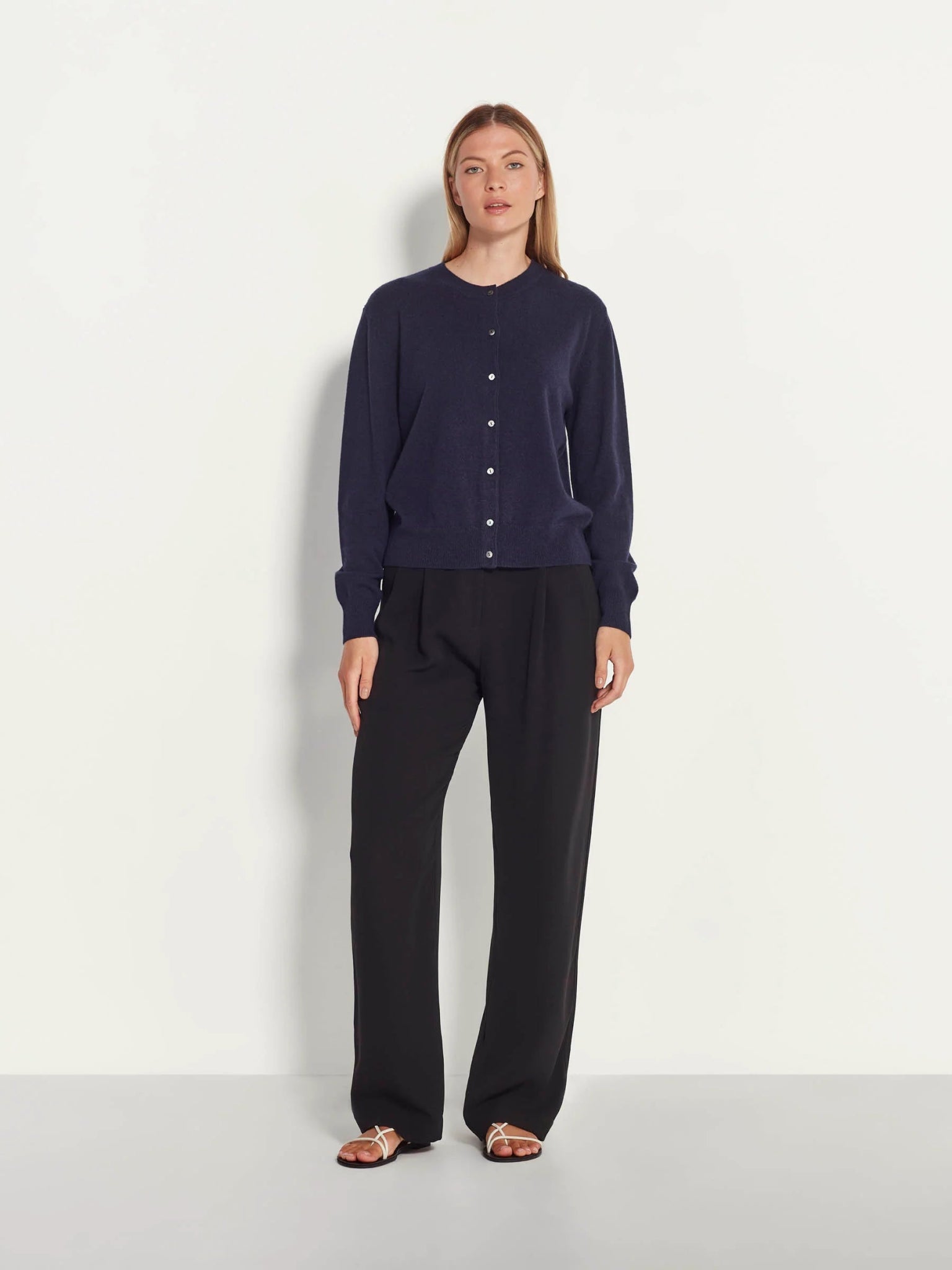Juliette Hogan | Twin Cardi (Cashmere) | Ink | Palm Boutique