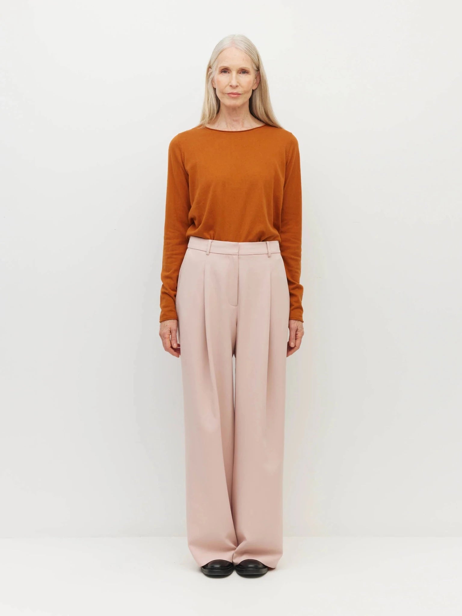 Juliette Hogan | Vela Pant (Relaxed Suiting) | Clay Rose | Palm Boutique